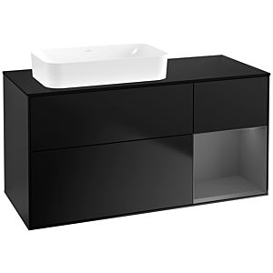 Villeroy and Boch Finion Villeroy and Boch Finion G692GKPD 120x60.3x50.1cm, shelf on the right anthracite matt, black matt lacquer
