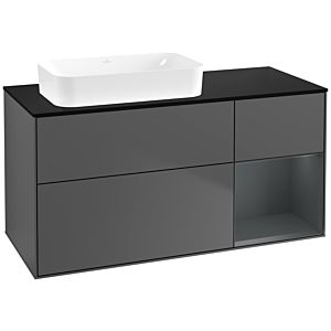 Villeroy and Boch Finion Villeroy and Boch Finion G692HGGK 120x60.3x50.1cm, shelf on the right Midnight Blue Matt Lacquer , anthracite matt