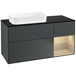 Villeroy et Boch Finion Villeroy et Boch G692PCHG 120x60.3x50.1cm, étagère à droite Oak Veneer , Midnight Blue Matt Lacquer