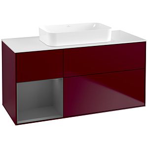 Villeroy and Boch Finion Villeroy and Boch Finion G701GKHB 120x60,3x50,1cm, shelf right anthracite matt, Peony Matt