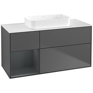 Villeroy and Boch Finion Villeroy and Boch Finion G701HGGK 120x60.3x50.1cm, shelf on the right Midnight Blue Matt Lacquer , anthracite matt
