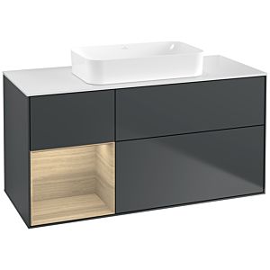 Villeroy and Boch Finion Villeroy and Boch Finion G701PCHG 120x60.3x50.1cm, shelf on the right Oak Veneer , Midnight Blue Matt Lacquer