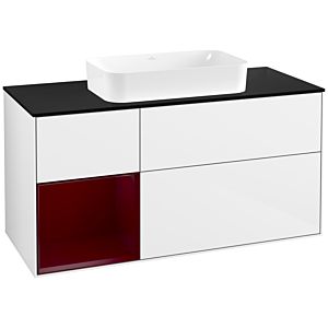 Villeroy and Boch Finion Villeroy and Boch Finion G702HBGF 120x60.3x50.1cm, shelf on the right Peony , glossy white lacquer