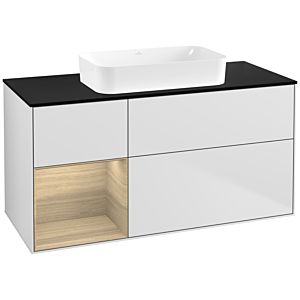 Villeroy and Boch Finion Villeroy and Boch Finion G702PCMT 120x60.3x50.1cm, shelf on the right Oak Veneer , white matt lacquer