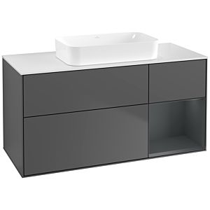 Villeroy and Boch Finion Villeroy and Boch Finion G711HGGK 120x60.3x50.1cm, shelf on the right Midnight Blue Matt Lacquer , anthracite matt