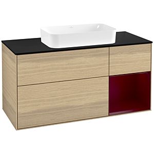 Villeroy and Boch Finion Villeroy and Boch Finion G712HBPC 120x60.3x50.1cm, shelf on the right Peony , Oak Veneer