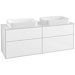 Villeroy and Boch Finion Villeroy and Boch Finion G72100GF 160x60.3x50.1cm, Glass White Matt , Glossy white lacquer