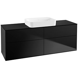 Villeroy and Boch Finion Villeroy and Boch Finion G73200PD 160x60.3x50.1cm, Glass Black Matt, Black matt lacquer