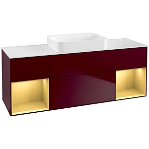 Villeroy and Boch Finion Villeroy and Boch Finion G741HFHB 160x60.3x50.1cm, shelves gold matt lacquer, Peony Matt