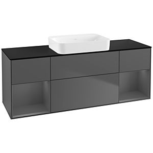 Villeroy and Boch Finion Villeroy and Boch Finion G742GKGK 160x60.3x50.1cm, shelves Anthracite matt lacquer, Anthracite matt