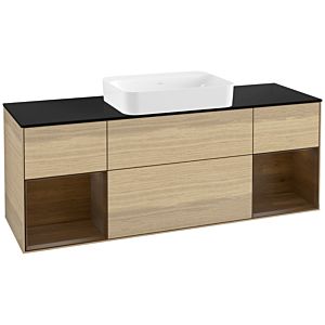 Villeroy et Boch Finion Villeroy et Boch G742GNPC 160x60.3x50.1cm, étagères placage noyer, Oak Veneer