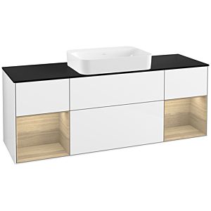 Villeroy and Boch Finion Villeroy and Boch Finion G742PCGF 160x60.3x50.1cm, shelves Oak Veneer , Glossy white lacquer