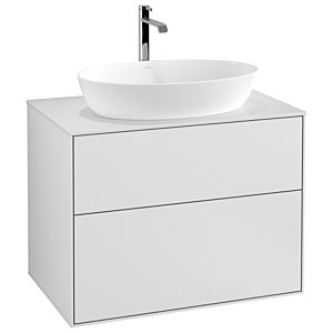 Villeroy et Boch Finion Villeroy et Boch G75100MT 80x60,3cm, Emotion, plaque de recouvrement blanc mat, laqué blanc mat