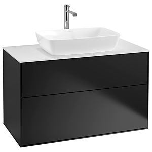 Villeroy and Boch Finion Villeroy and Boch Finion G76100PD 100x60.3cm, Emotion, cover plate white matt, black matt lacquer