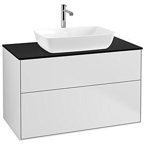 Villeroy and Boch Finion Villeroy and Boch Finion G76200MT 100x60.3cm, Emotion, cover plate black matt, white matt lacquer