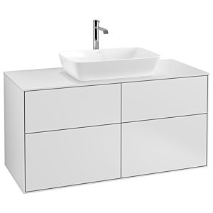 Villeroy und Boch Finion Waschtischunterschrank G79100MT 120x60,3cm, Emotion, Abdeckplatte white matt, White matt lacquer