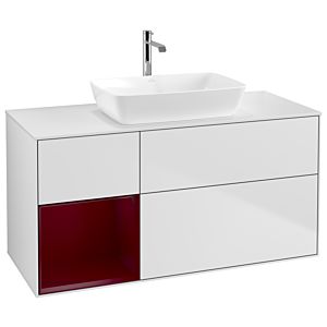 Villeroy and Boch Finion Villeroy and Boch Finion G821HBMT 120cm, cover plate white matt, Emotion, shelves Peony matt lacquer, white matt lacquer