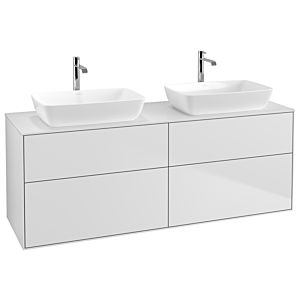 Villeroy und Boch Finion Waschtischunterschrank G84100MT 160x60,3cm, Emotion, Abdeckplatte white matt, White matt lacquer