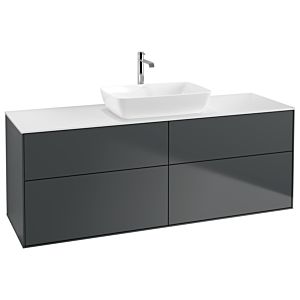 Villeroy et Boch Finion Villeroy et Boch G85100HG 160x60.3cm, Emotion, plaque de recouvrement blanc mat, Midnight Blue Matt Lacquer