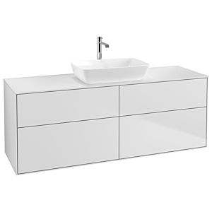 Villeroy und Boch Finion Waschtischunterschrank G85100MT 160x60,3cm, Emotion, Abdeckplatte white matt, White matt lacquer