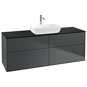 Villeroy et Boch Finion Villeroy et Boch G85200HG 160x60.3cm, Emotion, plaque de finition noir mat, Midnight Blue Matt Lacquer