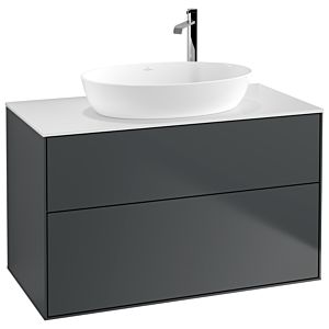 Villeroy and Boch Finion Villeroy and Boch Finion G88100HG 100x60.3cm, Emotion, cover plate white matt, Midnight Blue Matt Lacquer
