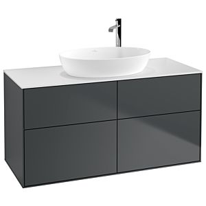 Villeroy et Boch Finion Villeroy et Boch G91100HG 120x60.3cm, Emotion, plaque de recouvrement blanc mat, Midnight Blue Matt Lacquer