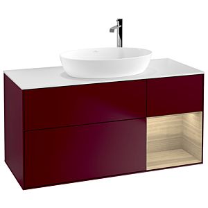 Villeroy and Boch Finion Villeroy and Boch Finion G951PCHB 120cm, cover plate white matt, Emotion, shelves Oak Veneer , Peony Matt