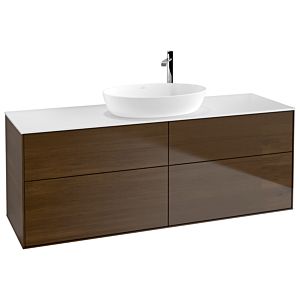 Villeroy and Boch Finion Villeroy and Boch Finion G97100GN 160x60.3cm, Emotion, cover plate white matt, walnut veneer