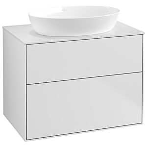 Villeroy und Boch Finion Waschtischunterschrank G99100MT 80x60,3cm, Emotion, Abdeckplatte white matt, White matt lacquer
