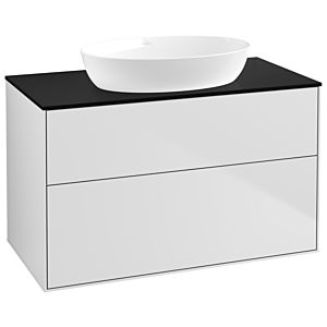 Villeroy and Boch Finion Villeroy and Boch Finion GA0200MT 100x60.3cm, Emotion, cover plate black matt, white matt lacquer