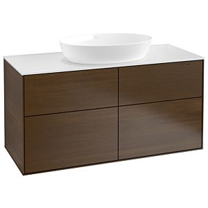 Villeroy and Boch Finion Villeroy and Boch Finion GA3100GN 120x60.3cm, Emotion, cover plate white matt, walnut veneer