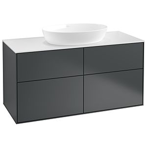 Villeroy et Boch Finion Villeroy et Boch GA3100HG 120x60.3cm, Emotion, plaque de recouvrement blanc mat, Midnight Blue Matt Lacquer