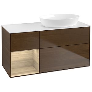 Villeroy and Boch Finion Villeroy and Boch Finion GA41PCGN 120cm, cover plate white matt, Emotion, shelves Oak Veneer , Oak Veneer veneer