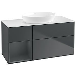 Villeroy and Boch Finion Villeroy and Boch Finion GA61HGHG 120cm, cover plate white matt, Emotion, shelves Midnight matt lacquer, Midnight Blue Matt Lacquer