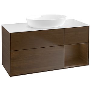 Villeroy and Boch Finion Villeroy and Boch Finion GA71GNGN 120cm, cover plate white matt, Emotion, shelves Walnut Veneer , Walnut Veneer veneer