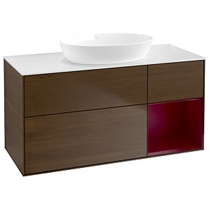 Villeroy and Boch Finion Villeroy and Boch Finion GA71HBGN 120cm, cover plate white matt, Emotion, shelves Peony matt lacquer, Peony veneer