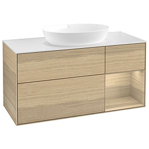 Villeroy and Boch Finion Villeroy and Boch Finion GA71PCPC 120cm, cover plate white matt, Emotion, shelves Oak Veneer , Oak Veneer