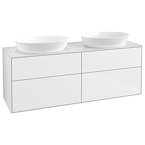 Villeroy et Boch Finion Villeroy et Boch GA8100GF 160x60.3cm, Emotion, plaque de recouvrement blanc mat, laqué blanc brillant