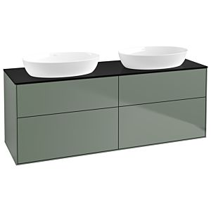 Villeroy and Boch Finion Villeroy and Boch Finion GA8200GM 160x60.3cm, Emotion, cover plate black matt, Olive Matt Lacquer