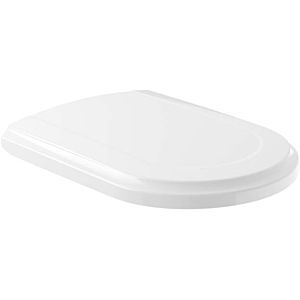 Villeroy & Boch WC-Sitz Hommage Softclosing-Scharniere verchromt, weiss