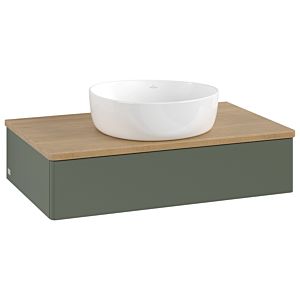 Meuble sous-vasque Villeroy &amp; Boch Antao 800x190x500mm K08011HL FK/AP: HL/1