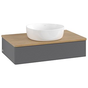 Meuble sous-vasque Villeroy &amp; Boch Antao 800x190x500mm K08111GK avec structure FK/AP: GK/1