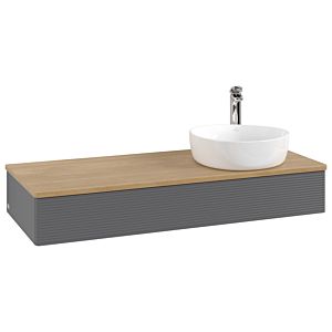 Meuble sous-vasque Villeroy &amp; Boch Antao 1200x190x500mm K12151GK avec structure FK/AP: GK/1
