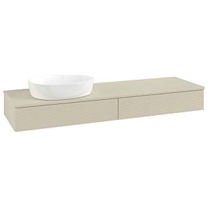 Villeroy &amp; Boch Antao vanity unit 1600x190x500mm K15110HJ with structure FK/AP: HJ/0