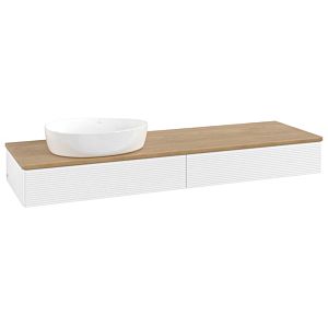 Villeroy & Boch Antao Waschtischunterschrank 1600x190x500mm K15111MT mit Struktur FK/AP: MT/1