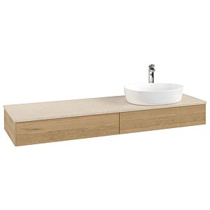 Villeroy &amp; Boch Antao vanity unit 1600x190x500mm K16053HN FK/AP: HN/3