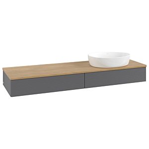 Meuble sous-vasque Villeroy &amp; Boch Antao 1600x190x500mm K16111GK avec structure FK/AP: GK/1