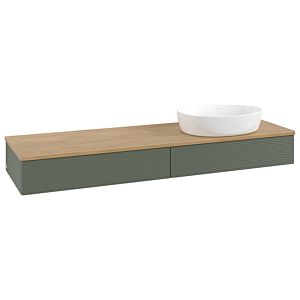Villeroy & Boch Antao Waschtischunterschrank 1600x190x500mm K16111HL mit Struktur FK/AP: HL/1