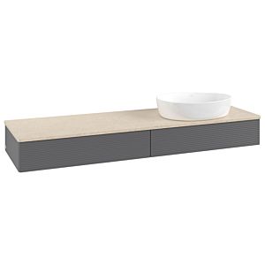 Meuble sous-vasque Villeroy &amp; Boch Antao 1600x190x500mm K16113GK avec structure FK/AP: GK/3